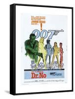 Dr. No, US poster, Sean Connery, 1962-null-Framed Stretched Canvas