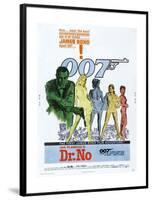 Dr. No, US poster, Sean Connery, 1962-null-Framed Poster