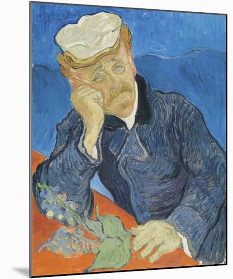 Dr. Paul Gachet, 1890-Vincent van Gogh-Mounted Giclee Print