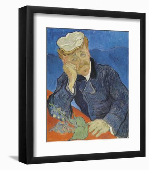 Dr. Paul Gachet, 1890-Vincent van Gogh-Framed Art Print