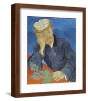 Dr. Paul Gachet, 1890-Vincent van Gogh-Framed Art Print