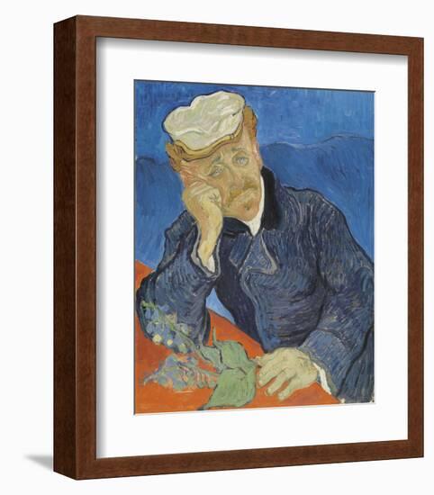 Dr. Paul Gachet, 1890-Vincent van Gogh-Framed Art Print