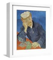 Dr. Paul Gachet, 1890-Vincent van Gogh-Framed Art Print