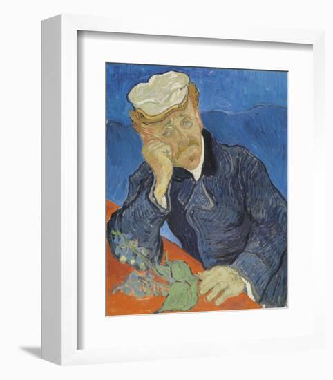 Dr. Paul Gachet, 1890-Vincent van Gogh-Framed Art Print