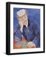 Dr. Paul Gachet, c.1890-Vincent van Gogh-Framed Giclee Print