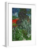 Dr. Paul Gachet's Garden at Auvers-Sur-Oise, c.1890-Vincent van Gogh-Framed Giclee Print