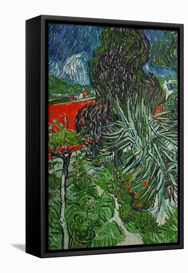 Dr. Paul Gachet's Garden at Auvers-Sur-Oise, c.1890-Vincent van Gogh-Framed Stretched Canvas