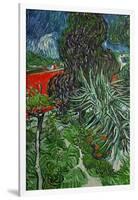 Dr. Paul Gachet's Garden at Auvers-Sur-Oise, c.1890-Vincent van Gogh-Framed Giclee Print