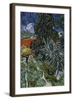 Dr. Paul Gachet's Garden at Auvers-Sur-Oise, c.1890-Vincent van Gogh-Framed Giclee Print