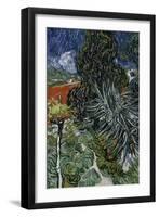 Dr. Paul Gachet's Garden at Auvers-Sur-Oise, c.1890-Vincent van Gogh-Framed Giclee Print