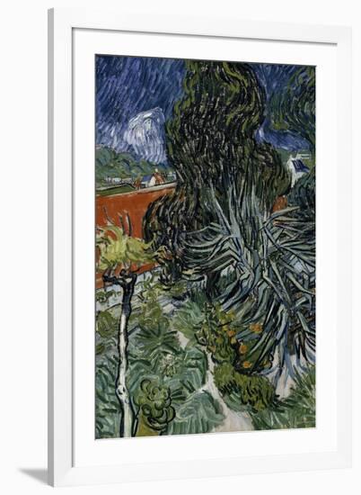Dr. Paul Gachet's Garden at Auvers-Sur-Oise, c.1890-Vincent van Gogh-Framed Giclee Print