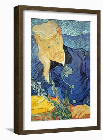 Dr. Paul Gachet-Vincent van Gogh-Framed Art Print