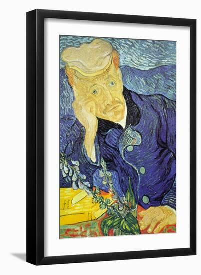 Dr. Paul Gachet-Vincent van Gogh-Framed Art Print