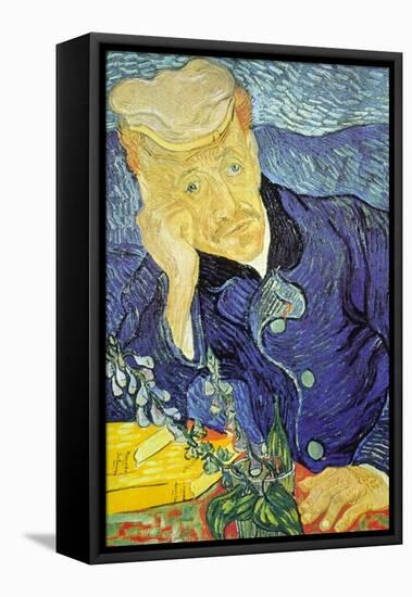 Dr. Paul Gachet-Vincent van Gogh-Framed Stretched Canvas