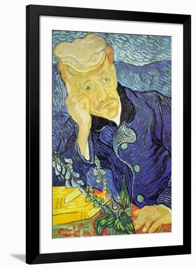 Dr. Paul Gachet-Vincent van Gogh-Framed Art Print