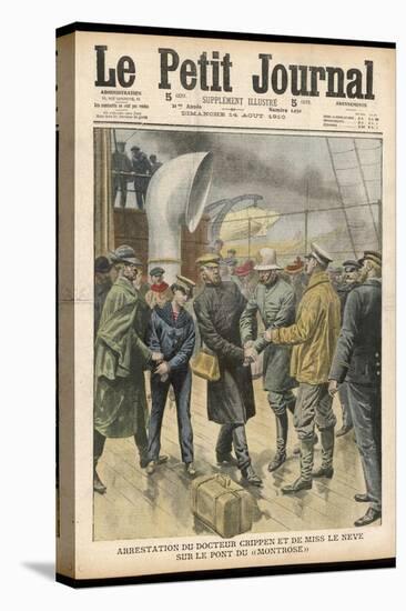 Dr. Peter Hawley Harvey Crippen and His Accomplice Miss le Neve are Arrested on Board the Montrose-null-Stretched Canvas