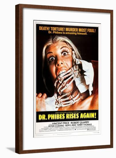 Dr. Phibes Rises Again!-null-Framed Art Print