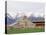 Dr Pierce's Barn, Wellsville Mountains in Distance, Cache Valley, Utah, USA-Scott T^ Smith-Stretched Canvas