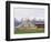 Dr Pierce's Barn, Wellsville Mountains in Distance, Cache Valley, Utah, USA-Scott T^ Smith-Framed Photographic Print