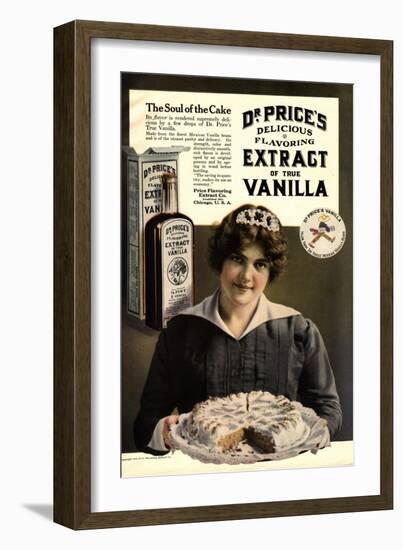 Dr Price's Vanilla Maids Servants, USA, 1900-null-Framed Giclee Print