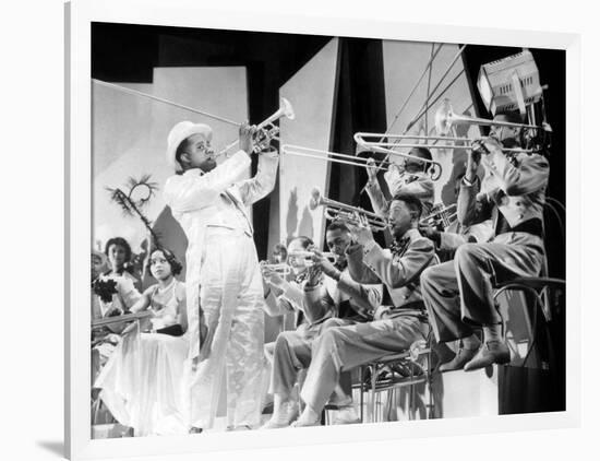 Dr. Rhythm De Franktuttle Avec Louis Armstrong 1938-null-Framed Photo