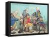 Dr Sangrado Curing John Bull of Repletion-James Gillray-Framed Stretched Canvas