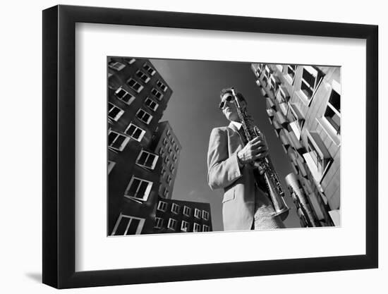 Dr.Sax is in town-Dragan Jovancevic-Framed Photographic Print