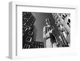 Dr.Sax is in town-Dragan Jovancevic-Framed Photographic Print