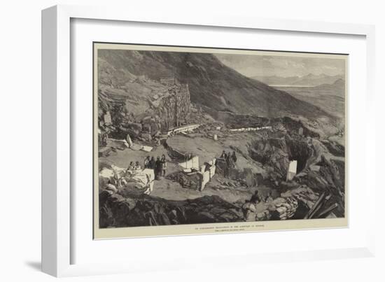 Dr Schliemann's Excavations in the Acropolis of Mycenae-null-Framed Giclee Print