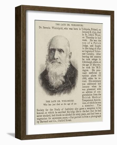 Dr Severin Wielobycki-null-Framed Giclee Print