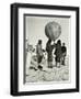 'Dr. Simpson Sending Up a Balloon', 1911, (1913)-Herbert Ponting-Framed Photographic Print