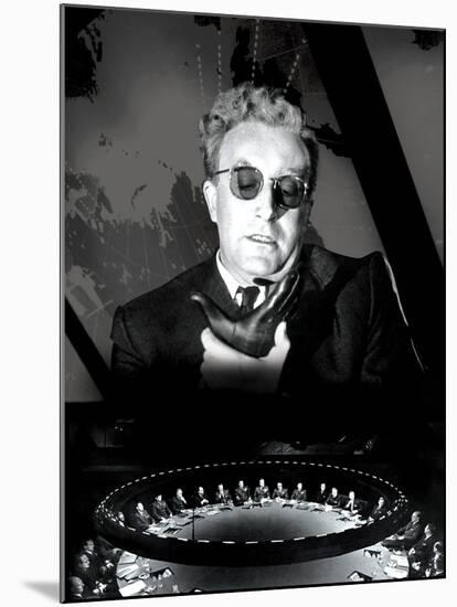 Dr. Strangelove, (aka Dr. Strangelove or: How I Learned To Stop Worrying And Love The Bomb), 1964-null-Mounted Photo