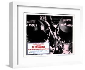 Dr. Strangelove, (aka Dr. Strangelove or: How I Learned to Stop Worrying and Love the Bomb), 1964-null-Framed Art Print