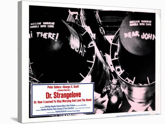 Dr. Strangelove, (aka Dr. Strangelove or: How I Learned to Stop Worrying and Love the Bomb), 1964-null-Stretched Canvas