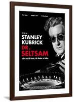 Dr. Strangelove, German Movie Poster, 1964-null-Framed Art Print