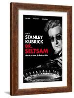 Dr. Strangelove, German Movie Poster, 1964-null-Framed Art Print