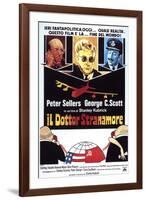 Dr. Strangelove, Italian Movie Poster, 1964-null-Framed Art Print