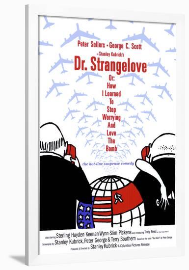 Dr. Strangelove or: How I Learned to Stop Worrying and Love the Bomb-null-Framed Poster