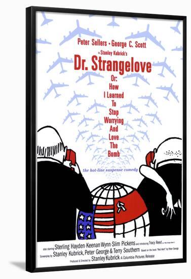 Dr. Strangelove or: How I Learned to Stop Worrying and Love the Bomb-null-Framed Poster