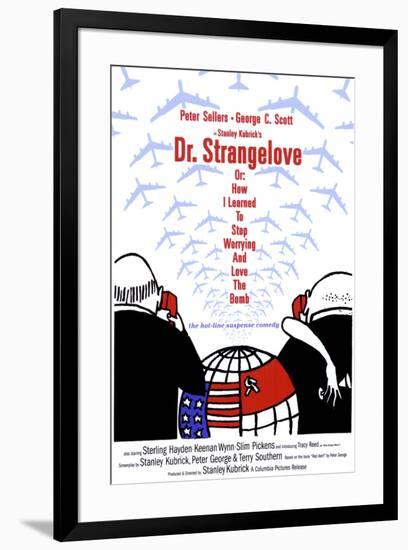 Dr. Strangelove or: How I Learned to Stop Worrying and Love the Bomb-null-Framed Poster