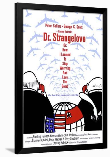 Dr. Strangelove or: How I Learned to Stop Worrying and Love the Bomb-null-Framed Poster