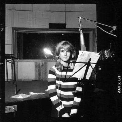 Sylvie Vartan Recording in a Studio