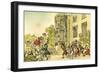 'Dr Syntax and the bees'-Thomas Rowlandson-Framed Giclee Print