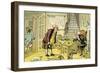 'Dr Syntax and the bookseller'-Thomas Rowlandson-Framed Giclee Print