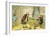 'Dr Syntax and the bookseller'-Thomas Rowlandson-Framed Giclee Print