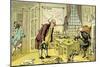 'Dr Syntax and the bookseller'-Thomas Rowlandson-Mounted Giclee Print