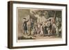 'Dr Syntax and the Gypsies', 1820-Thomas Rowlandson-Framed Giclee Print