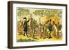 'Dr Syntax and the gypsies'-Thomas Rowlandson-Framed Giclee Print