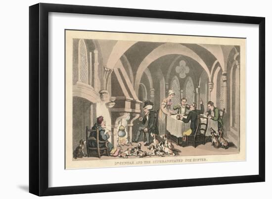 'Dr Syntax and the Superannuated Fox Hunter', 1820-Thomas Rowlandson-Framed Giclee Print