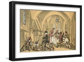 Dr Syntax and the Superannuated Fox Hunter-Thomas Rowlandson-Framed Art Print